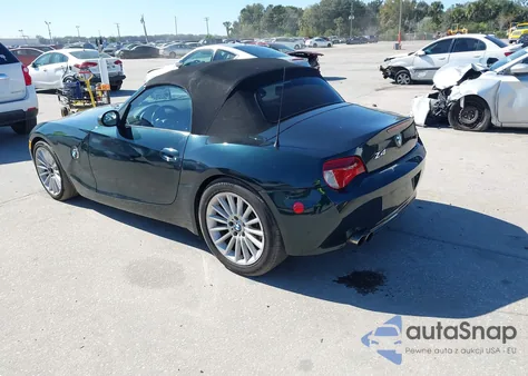 2007 BMW Z4 3.0I z USA, uszkodzony, nr VIN 4USBU33527LW70996